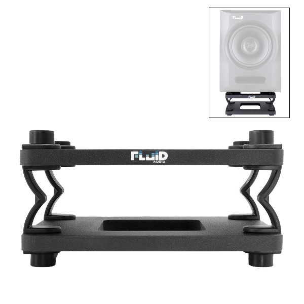 FLUID AUDIO DS8 監聽喇叭架/避震架 可調整高度/角度【台灣公司貨/DS-8】 【台灣公司貨/DS-8】