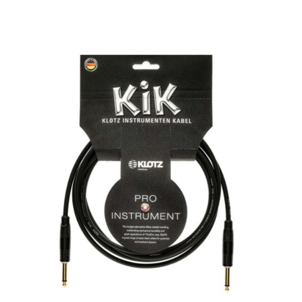德國製 Klotz KIKKG6.0PPSW 雙直頭 6公尺 樂器專用導線 正成公司貨 【吉他/貝斯/鍵盤/KEYBOARD/電子鼓適用】 