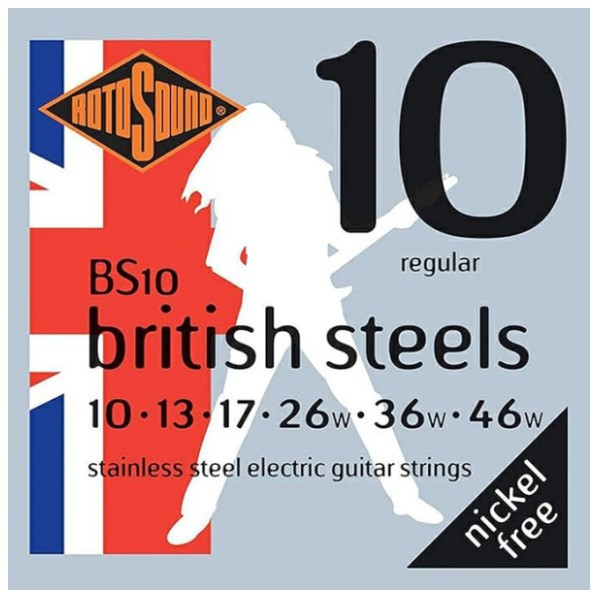 ROTOSOUND BS10 不銹鋼弦電吉他弦(10-46)【英國製/電吉他弦/BS-10】 【英國製/電吉他弦/BS-10】