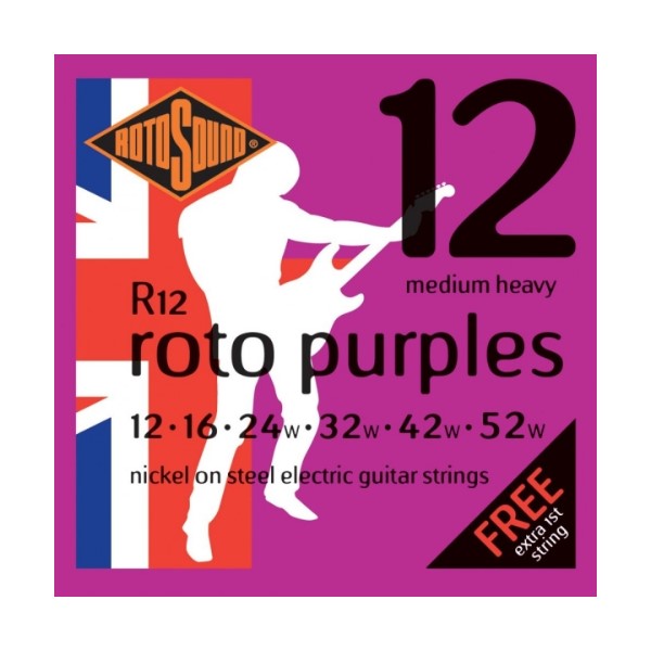 ROTOSOUND R12 電吉他弦 (12-52)【英國製/吉他弦/R-12】 