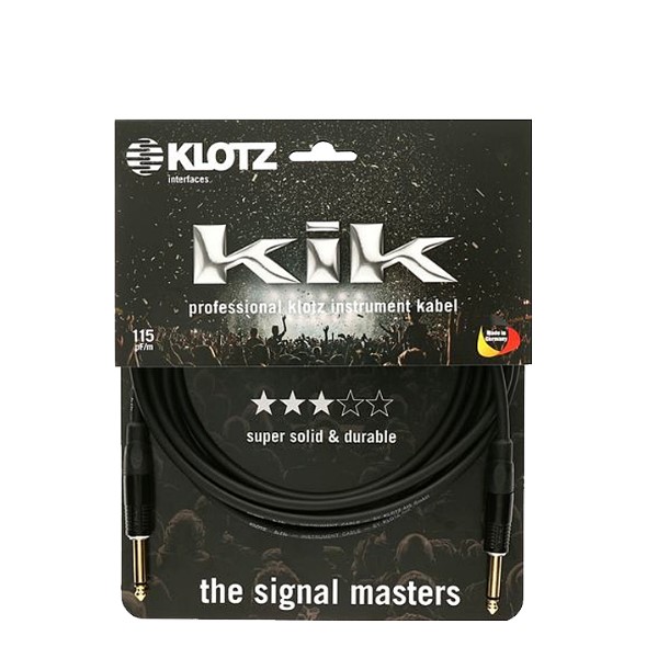 德國製 Klotz KIKKG9.0PPSW 雙直頭 9公尺 樂器專用導線 正成公司貨 【吉他/貝斯/鍵盤/KEYBOARD/電子鼓適用】 