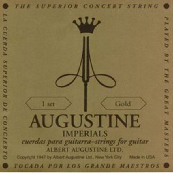 Augustine Gold（金弦）標準張力古典弦 美國製造【古典弦專賣店/古典吉他弦/尼龍弦】 