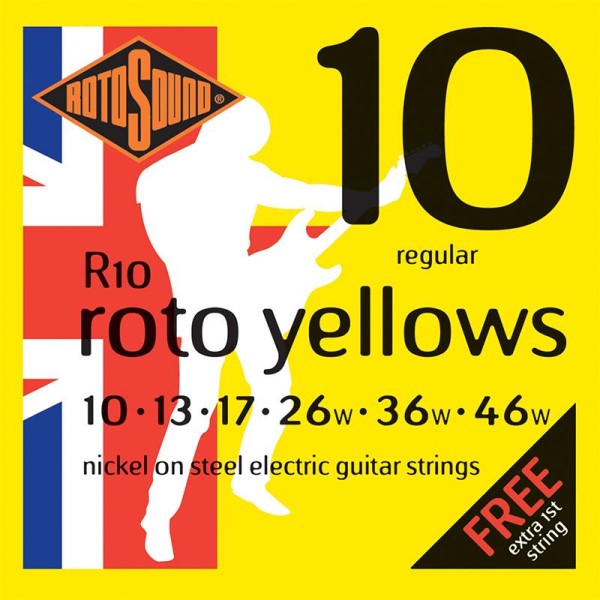 ROTOSOUND R10 鍍鎳弦電吉他弦(10-46)【英國製/電吉他弦/R-10】 