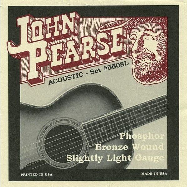 John Pearse 550SL 磷青銅弦 Phosphor Bronze Slightly Light Strings (11-50) Phosphor Bronze Slightly Light Strings (11-50)