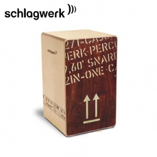 德國 Schlagwerk（斯拉克貝克）CP404 RED 木箱鼓 貨運板條箱造型 2inOne（大）【型號：CP 404 RED】 