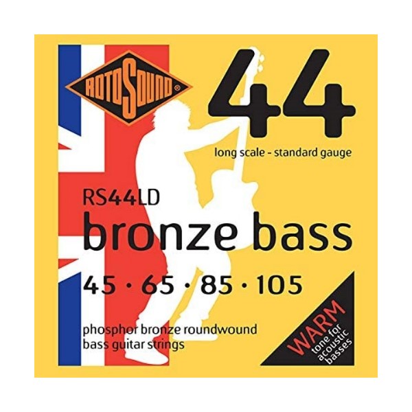 ROTOSOUND RS44LD 磷青銅 木貝斯弦 (45-105)【英國製/BASS弦/RS-44-LD】 