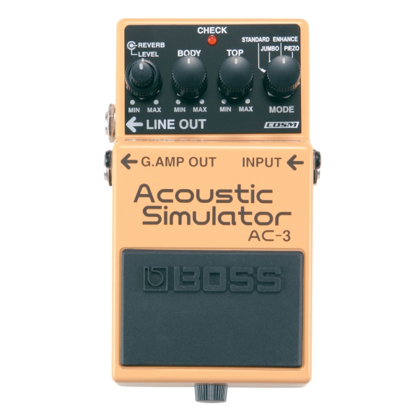 BOSS AC-3 空心吉他模擬效果器 【AC3 /ACOUSTIC SIMUTOR/電吉他模擬木吉他/強化版/殘響效果/五年保固】 