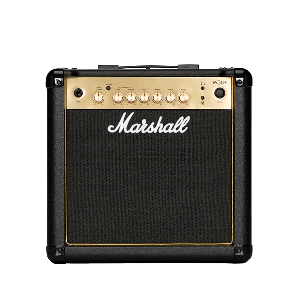 Marshall MG15R GOLD 電吉他 15瓦音箱 內建OVERDRIVE / REVERB效果器【MG15GR】 