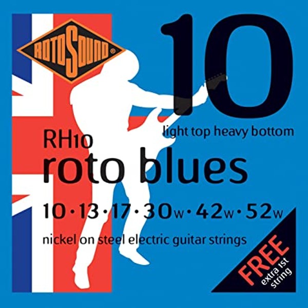 ROTOSOUND RH10 鍍鎳電吉他弦(10-52)【英國製/電吉他弦/R-10】 