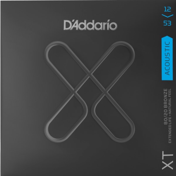 美國 D'Addario XTABR1253 (12-53) 民謠吉他弦【XTABR-1253/木吉他弦專賣店/DAddario】 