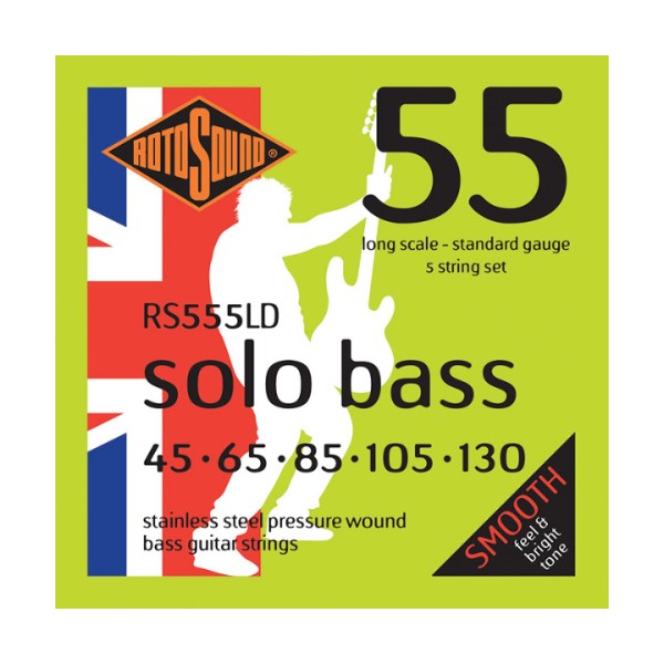 ROTOSOUND RS555LD 5弦電貝斯弦 (45-130)【英國製/BASS弦/RS-555-LD】 