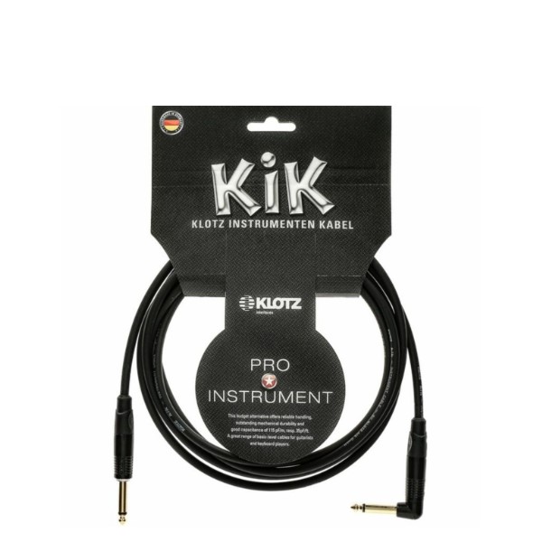德國製 Klotz KIKKG6.0PRSW 一直一L頭 6公尺 樂器專用導線 正成公司貨 【吉他/貝斯/鍵盤/KEYBOARD/電子鼓適用】 