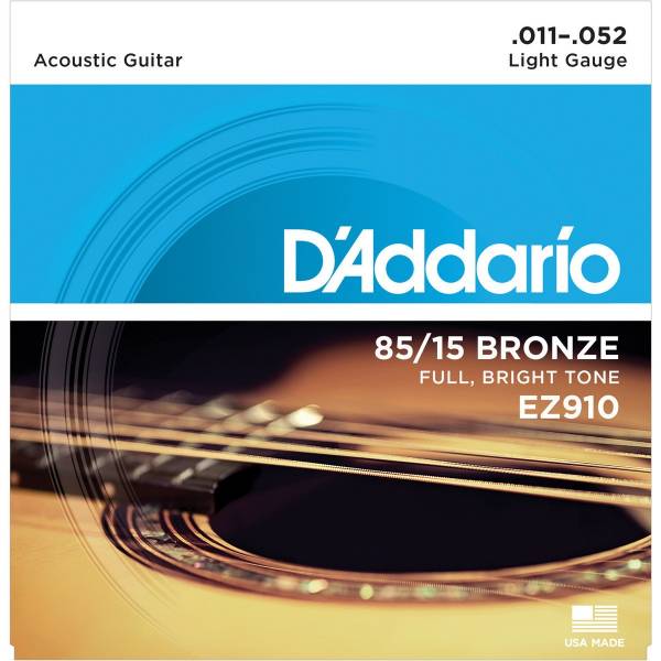 D'Addario EZ910 吉他弦 11-52 民謠 吉他弦 木吉他弦 d'addario ez900 EZ910