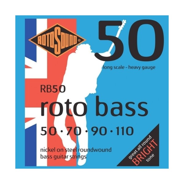 ROTOSOUND RB50 電貝斯弦 (50-110)【英國製/BASS弦/RB-50】 