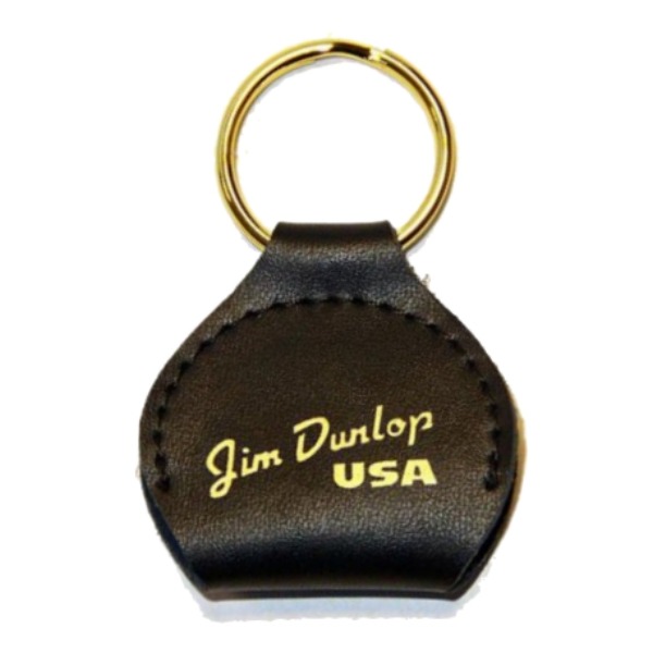 Dunlop-Pick 包鑰匙圈(金色鐵環) 5200 