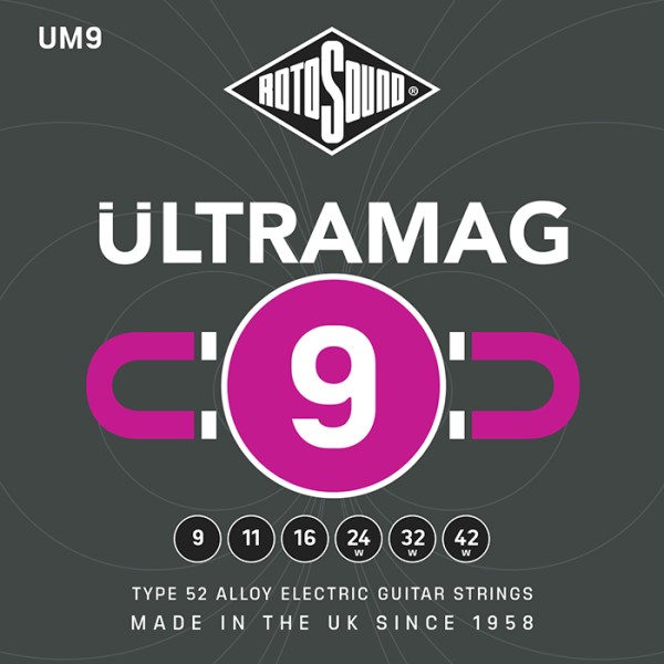 ROTOSOUND UM9 電吉他弦 Ultramag (09-42)【英國製/電吉他弦/UM-9】 