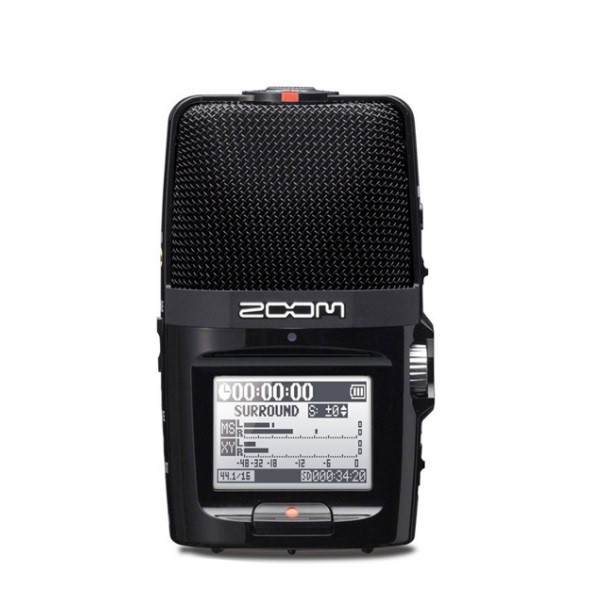 Zoom H2N 專業手持數位 錄音機 XY立體聲 電容式麥克風 黑色 