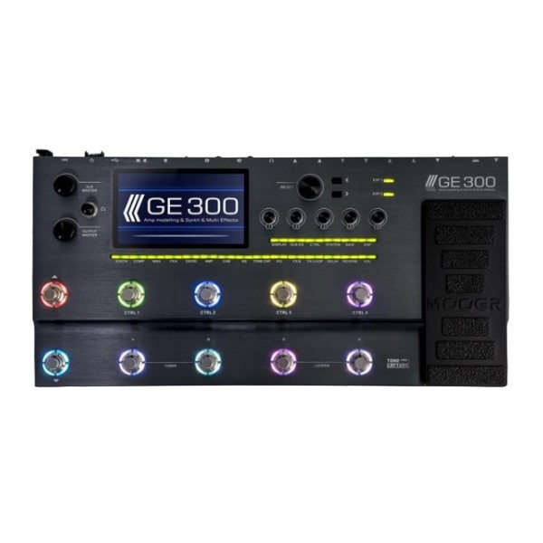 Mooer GE300 音箱模擬 綜合效果器 內建表情踏板 立體聲樂句循環/支持30分鐘錄音【GE-300】 
