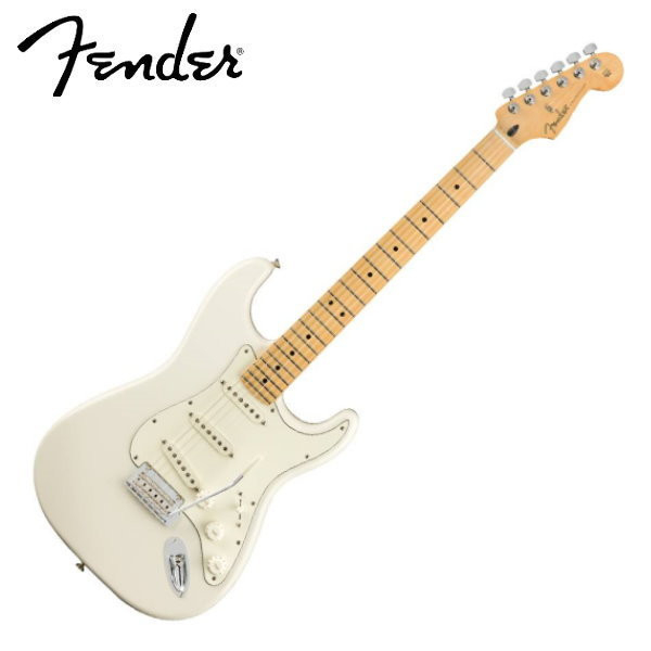 Fender Player Stratocaster 白色電吉他 SSS/單單單拾音器/楓木指板 小搖座電吉他 墨廠/台灣公司貨 附贈電吉他袋 FENDER,FENDER電吉他,Stratocaster,Fender Player ,電吉他,FENDER吉他