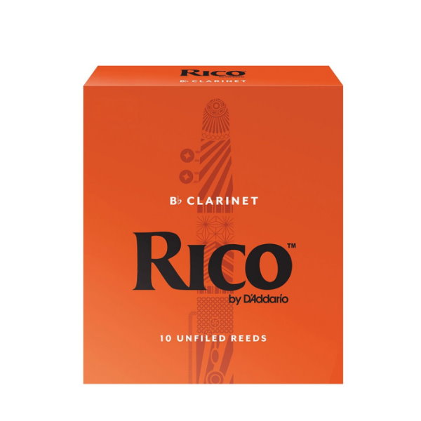 美國 RICO 豎笛/黑管 竹片 3號 Bb Clarinet (10片/盒)【橘包裝】 