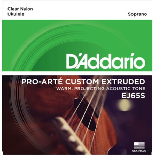 Daddario Ej65s 21吋烏克麗麗弦 Soprano (適用調弦法:1B-2F#-3D-4A)【Ej-65/ukulele/Daddario】 