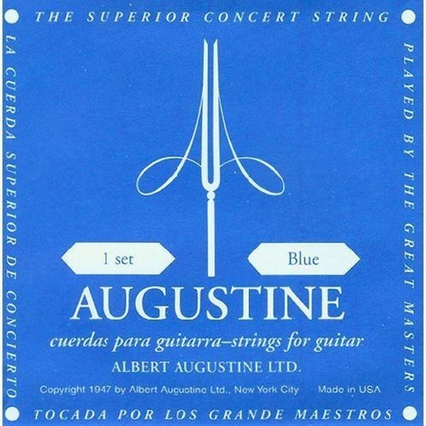 Augustine（藍）古典弦 高張力 尼龍弦【古典弦專賣店/古典吉他弦】 