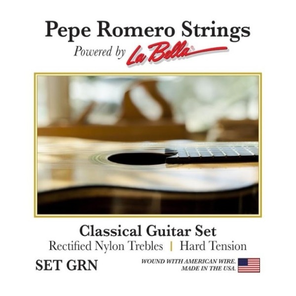 Pepe Romero Strings 高張力 古典吉他弦 型號: Set Grn 美製/古典弦【La Bella】 