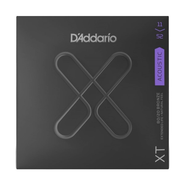美國 D'Addario XTABR1152 (11-52) 民謠吉他弦 【 XTABR-1152/木吉他弦專賣店/DAddario】 