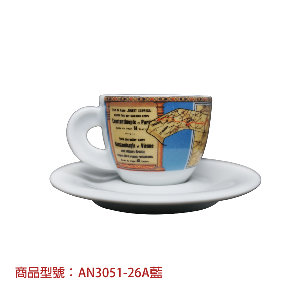 【d'ANCAP】東方快車濃縮杯組(2杯2盤) d’ANCAP,ANCAP,咖啡杯,瓷杯,義大利咖啡杯,濃縮杯,卡布杯,拿鐵杯,咖啡器具,義大利製造,老爸咖啡,咖啡,lebarcoffee,coffee