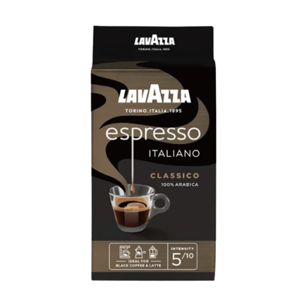 【LAVAZZA】黑牌Espresso咖啡粉(250g) 