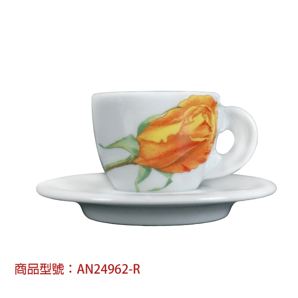 【d'ANCAP】玫瑰濃縮杯組(2杯2盤) d’ANCAP,ANCAP,咖啡杯,瓷杯,義大利咖啡杯,濃縮杯,卡布杯,拿鐵杯,咖啡器具,義大利製造,老爸咖啡,咖啡,lebarcoffee,coffee