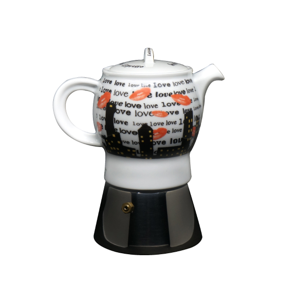 【d'ANCAP】愛情摩卡壺(4人份) d’ANCAP,ANCAP,義大利咖啡,義式咖啡,摩卡壺,咖啡壺,濃縮咖啡,老爸咖啡,咖啡,lebarcoffee,coffee