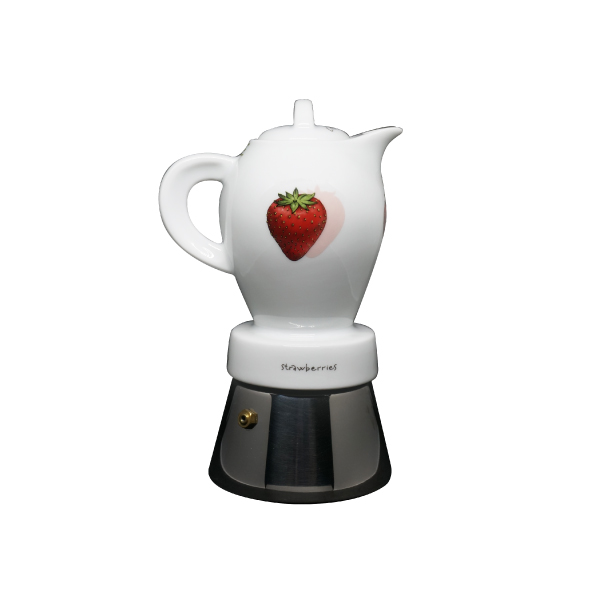 【d'ANCAP】草莓甜心摩卡壺(4人份) d’ANCAP,ANCAP,義大利咖啡,義式咖啡,摩卡壺,咖啡壺,濃縮咖啡,老爸咖啡,咖啡,lebarcoffee,coffee