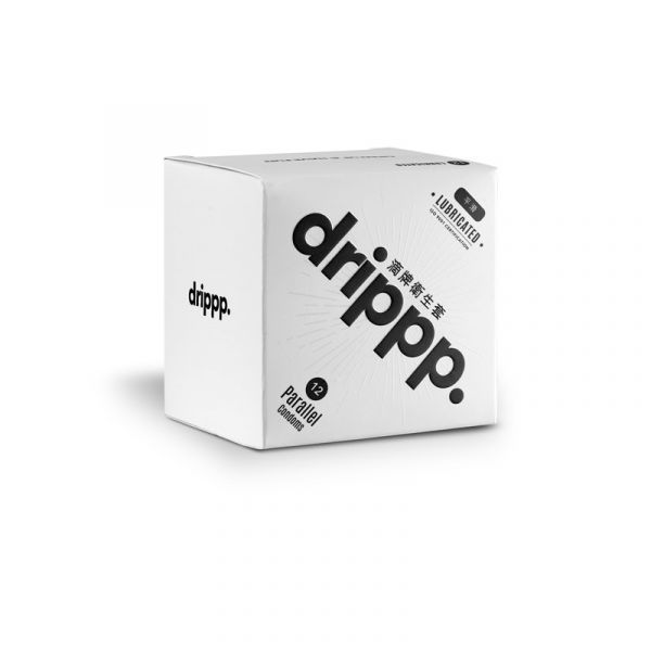 drippp滴牌衛生套 平滑型12入 drippp衛生套, 平滑型, 衛生套, 一次性用途, ISO認證, 天然橡膠, 潤滑劑, 儲精袋, 數位針孔檢驗