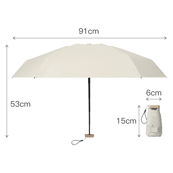 全網最小-15cm迷你晴雨UV傘 (小包包必備) 摺疊傘 大傘面 抗紫外線 折疊 口袋傘 雨傘 UV 折疊傘 