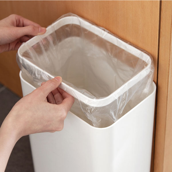 按壓式垃圾桶 (輕按彈蓋) 隱藏垃圾袋 臥室 浴室垃圾桶 彈蓋式垃圾桶 厨房垃圾桶 簡約 窄縫垃圾桶 