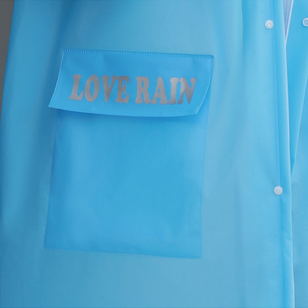 LoveRain-反光條連身雨衣 (附口袋設計) 一件式雨衣 雨天 防風防水 加厚雨衣 機車雨衣 反光雨衣 透明 時尚雨衣 