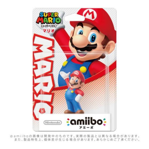 全新任天堂明星 NFC 連動人偶玩具 amiibo, 超級瑪利歐系列 瑪莉歐 款(不含遊戲片) 
