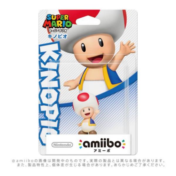全新任天堂明星 NFC 連動人偶玩具 amiibo KINOPIO 奇諾比款(不含遊戲片) 