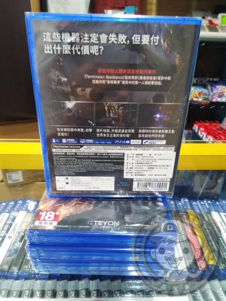 全新 PS4 原版遊戲片, 魔鬼終結者：反抗時刻 國際版(內有簡體中文) 