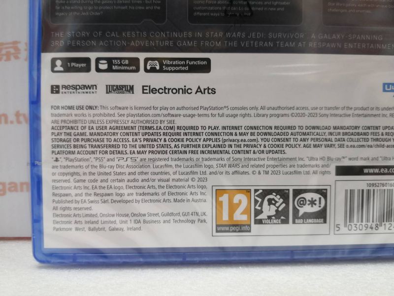全新 PS5 星際大戰 絕地：倖存者 歐版包裝中文版 