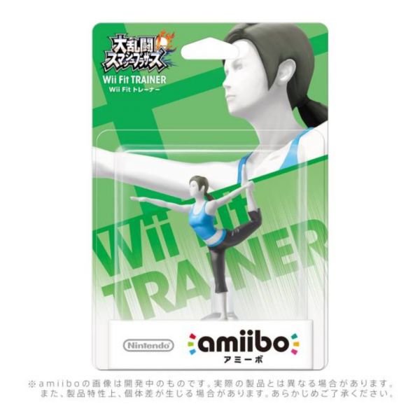 全新任天堂明星 NFC 連動人偶玩具 amiibo, 大亂鬥 Wii FIT 訓練師 款(不含遊戲片) 