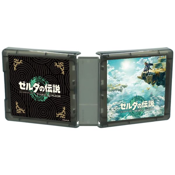 日本 MaxGames 牌 Switch 24入卡匣收納盒，薩爾達傳說 王國之淚式樣 