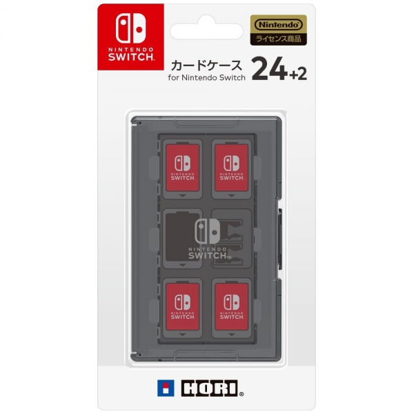 全新日本 HORI 牌 24 片裝 Switch 卡帶收納盒, 三色可選 