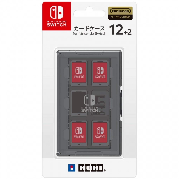 全新日本 HORI 牌 12 片裝 Switch 卡帶收納盒, 三色可選 