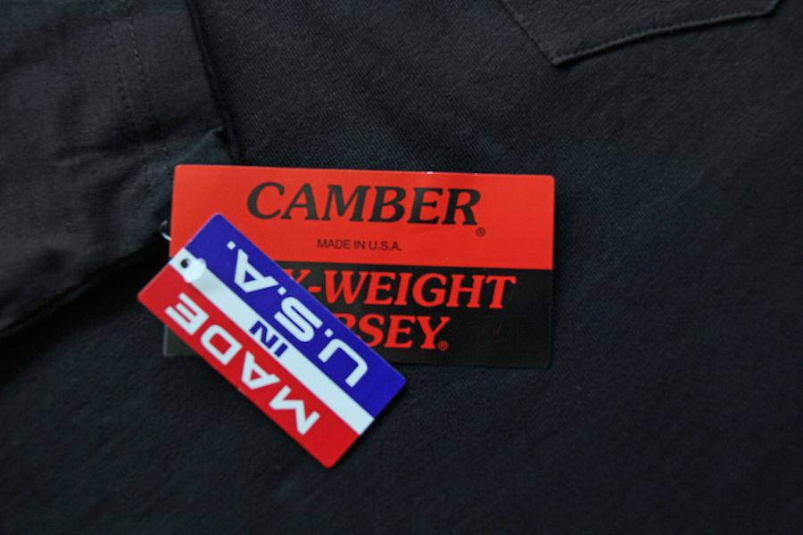 CAMBER - Max-Weight®重磅口袋T恤/黑 Camber,重磅t,T恤,白t,美國製,費城,美式精神,運動