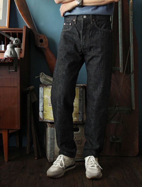 NOCOMPLY JEANS/ "Modified" Black Jeans NC80MOD-80 黑色牛仔褲,XX DEVELOPMENT,One Wash,13.5 oz ,Selvedge Denim,日本製,布邊丹寧,舊化處理,排扣,鎖鏈車縫,名古屋獨立服裝廠,