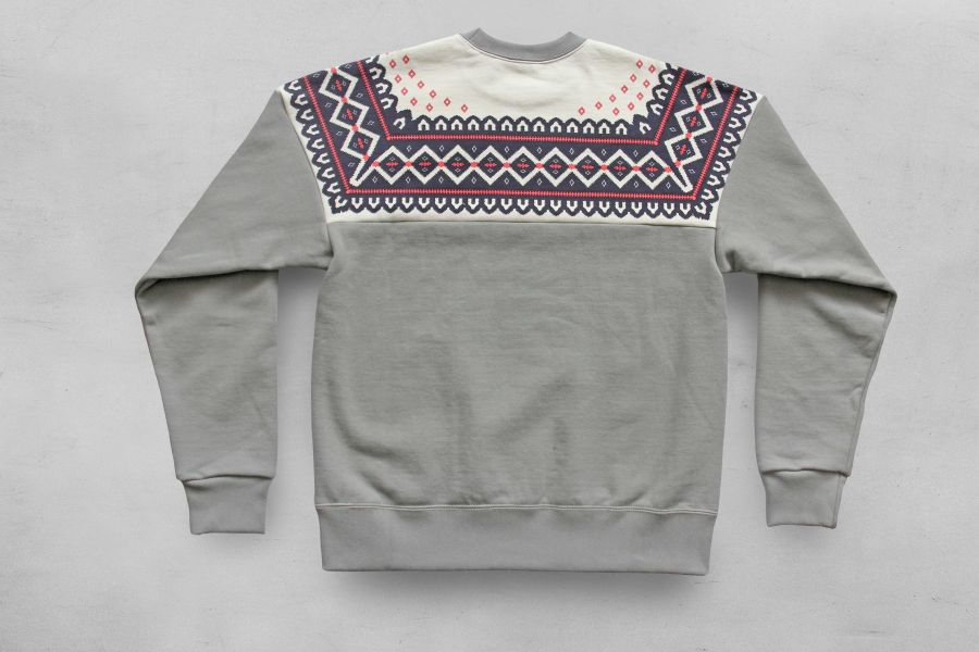 TCB✘Sure’s Snow pattern sweatshirt/Gray TCB,雪柄T,sweatshirt,SMAP,衛衣,vintage,Sure,XX DEVELOPMENT,SHAKE,