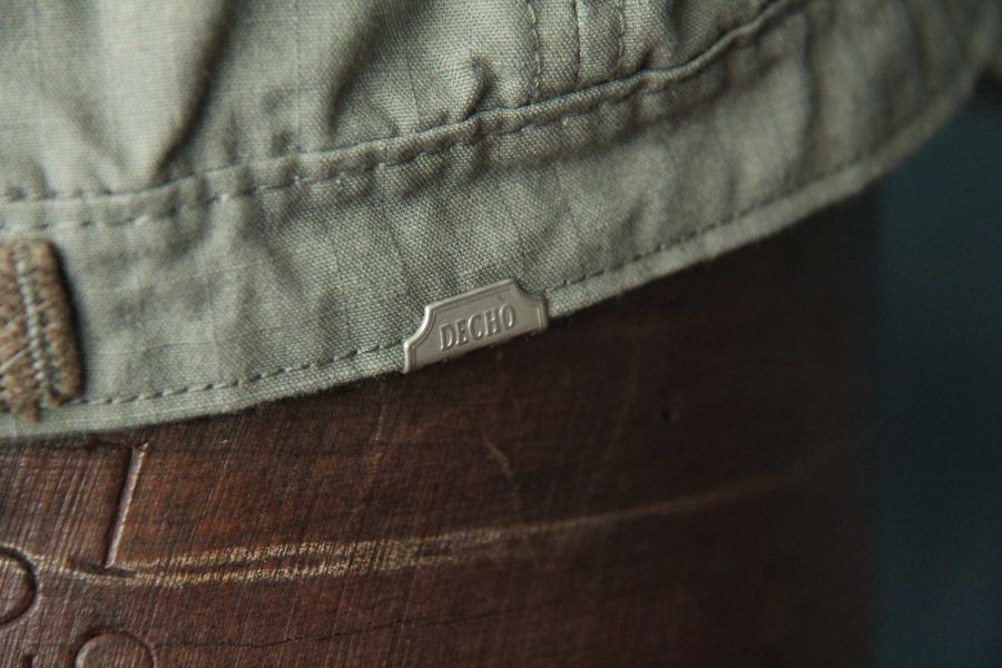 DECHO-KOME CAP/16×10 Olive DECHO,戶外 帽款,透氣 帽,登山 帽,日本 帽 品牌,