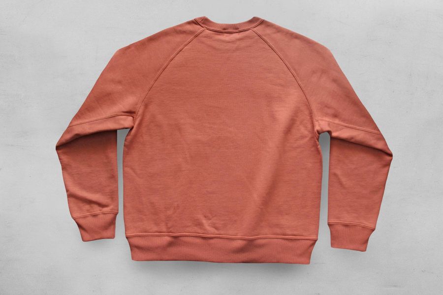 SURE'S CREW NECK "AWESOME" SWEATSHIRT (Red Rock) 